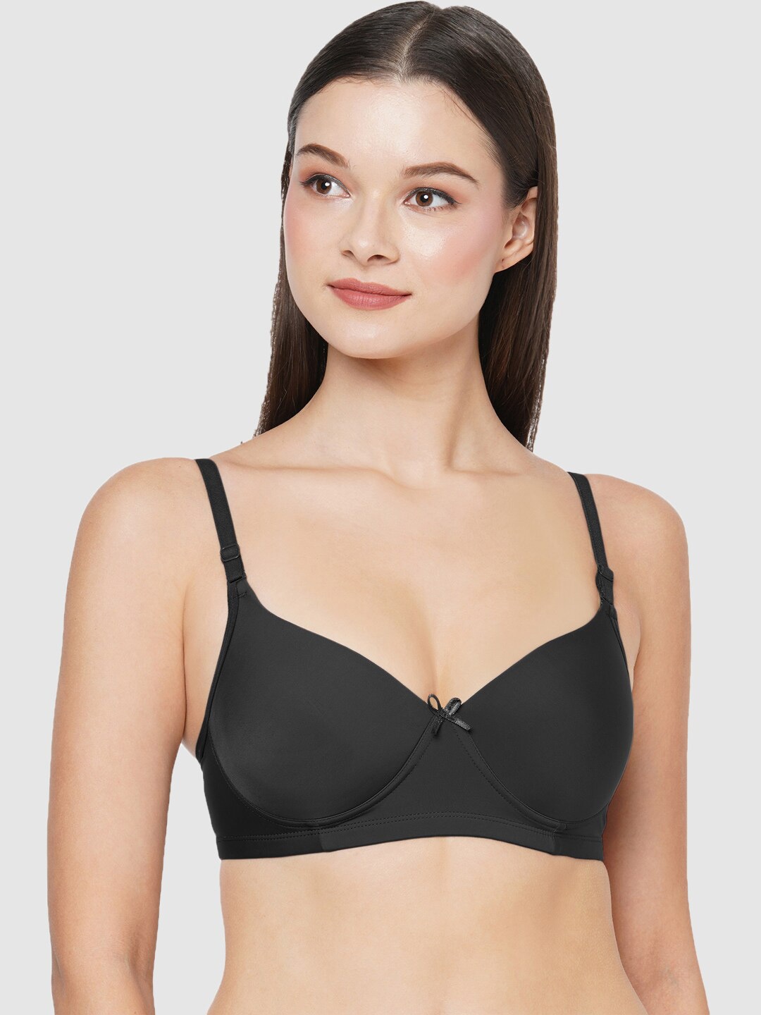 

Planetinner Full Coverage Rapid-Dry Heavily Padded Bra, Black