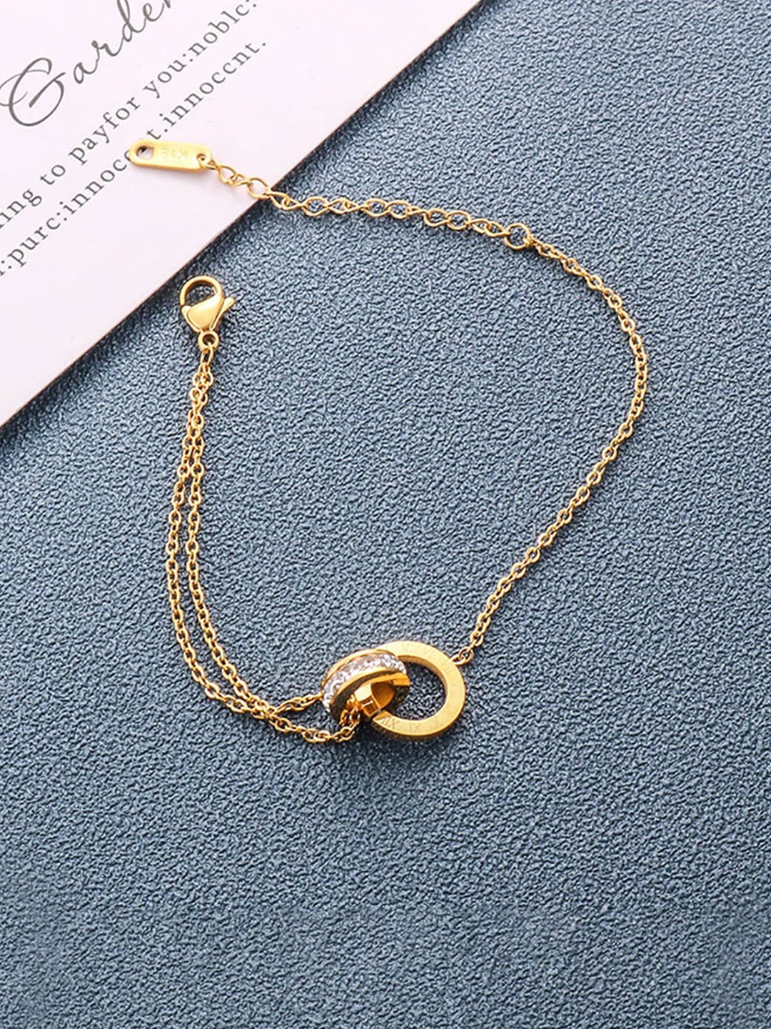 

Jewels Galaxy Women Gold-Plated Link Bracelet