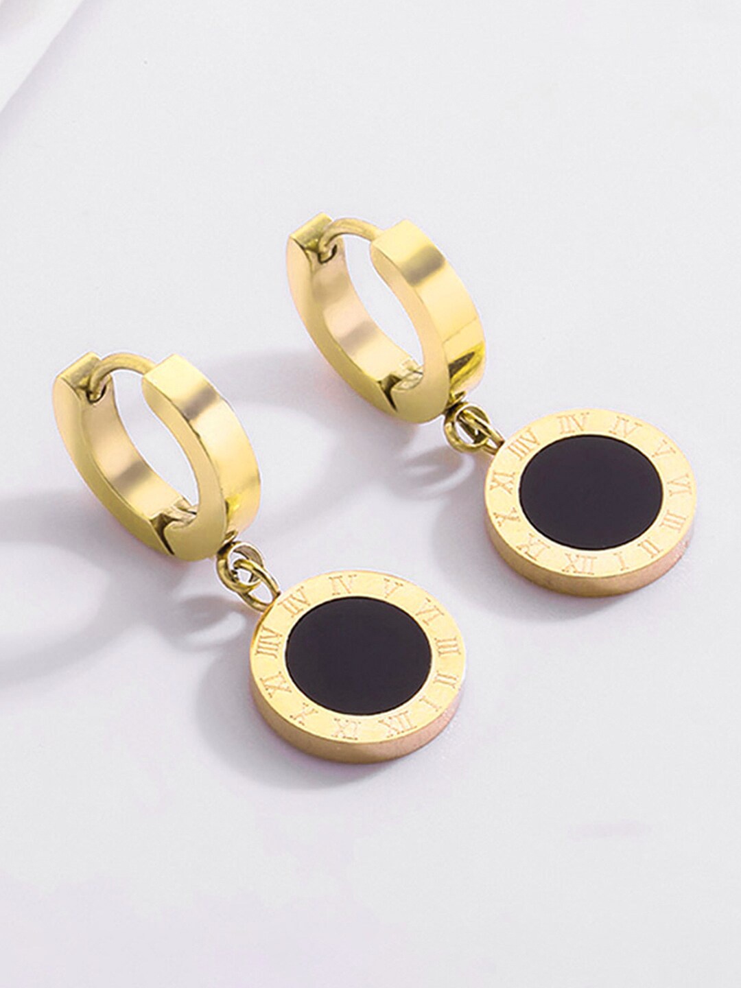 

Jewels Galaxy Gold-Plated Contemporary Drop Earrings