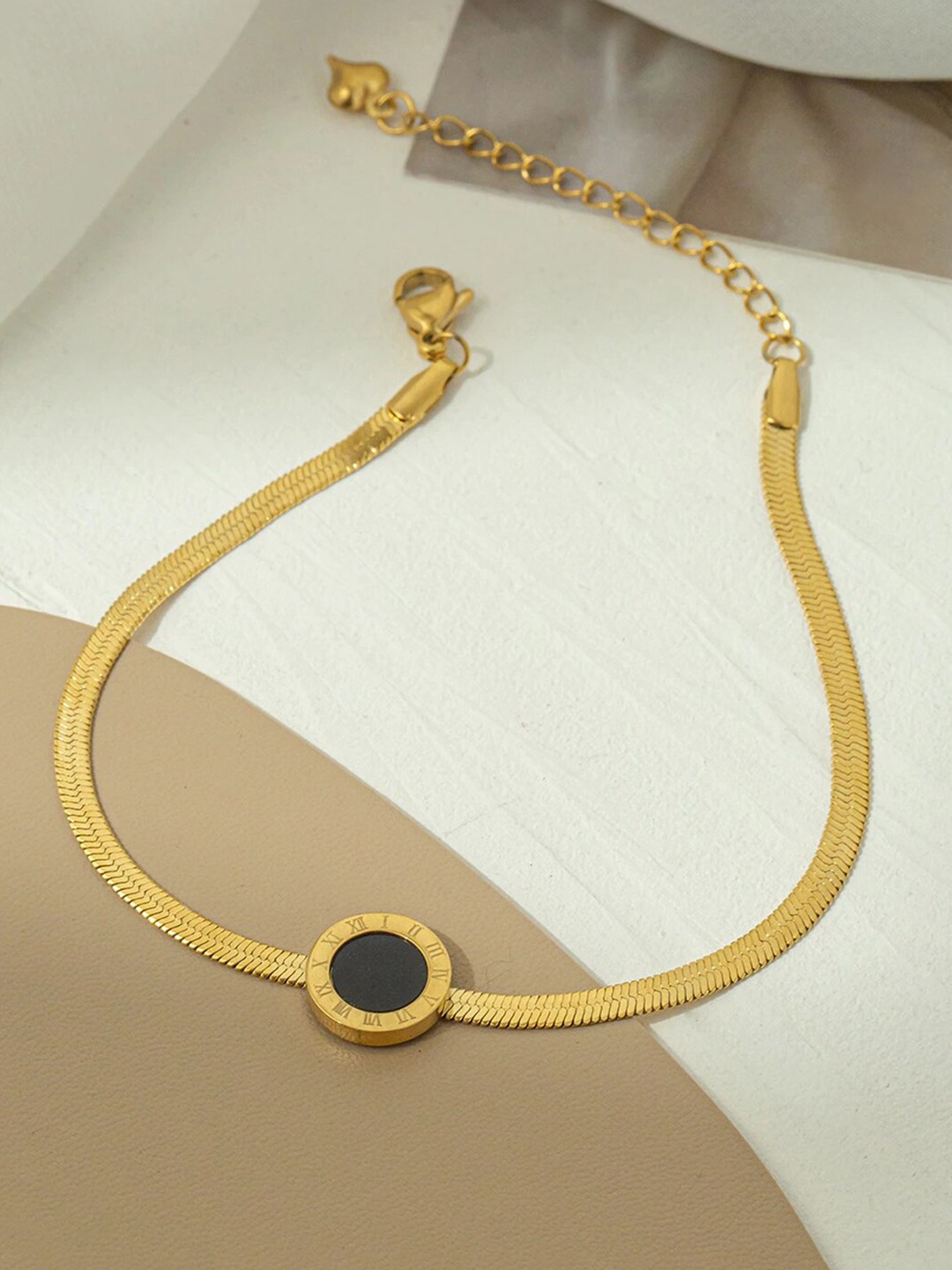 

Jewels Galaxy Women Gold-Plated Charm Bracelet