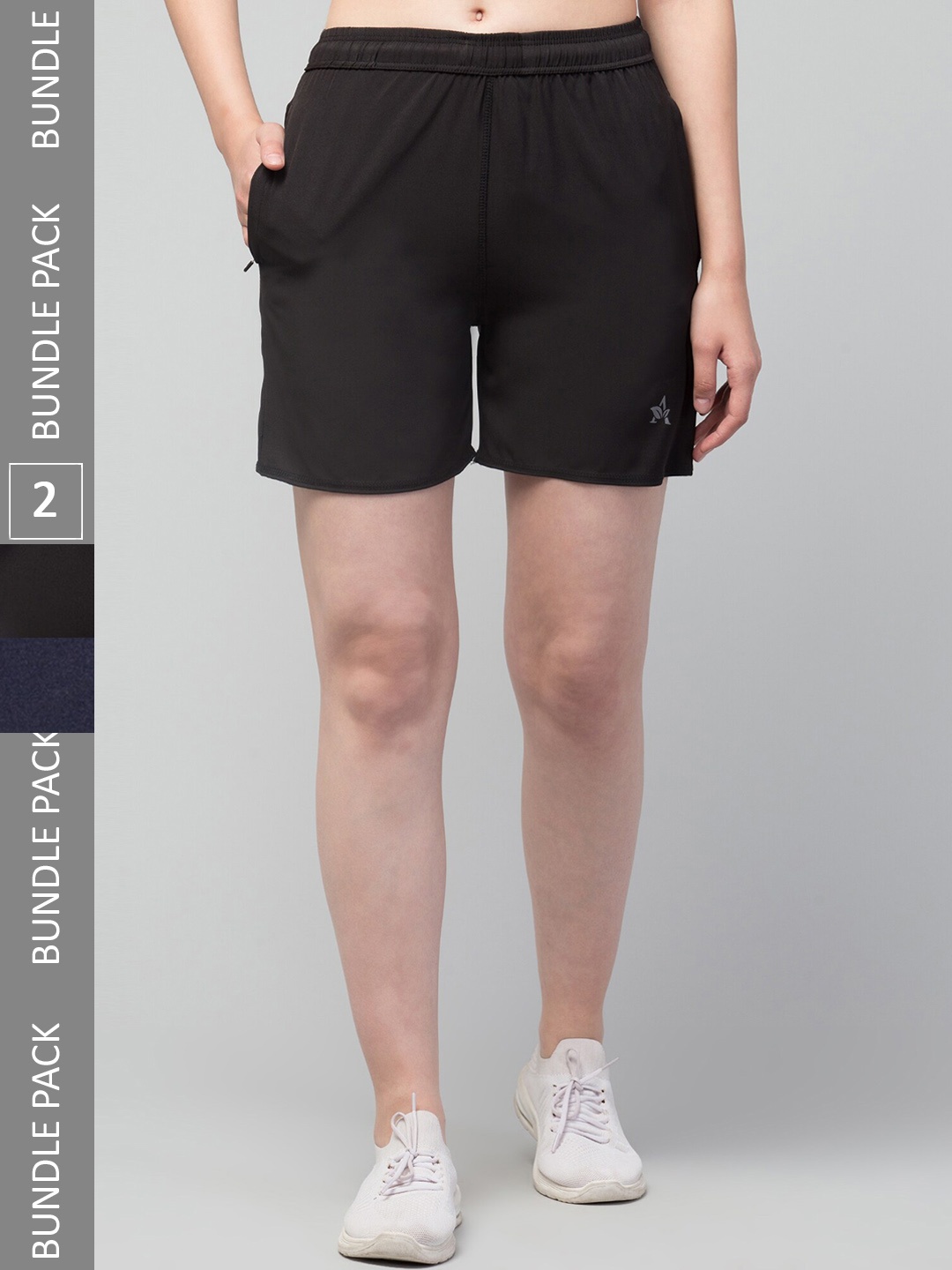 

Lebami Women Outdoor Sports Shorts With e-Dry Technology, Navy blue