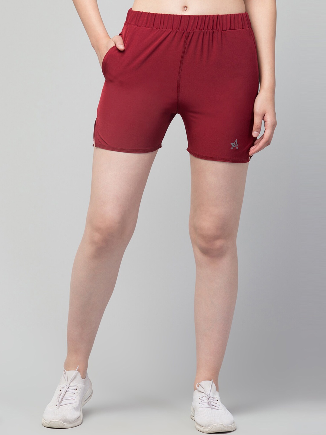 

Lebami Women Outdoor Sports Shorts with e-Dry Technology Technology, Maroon