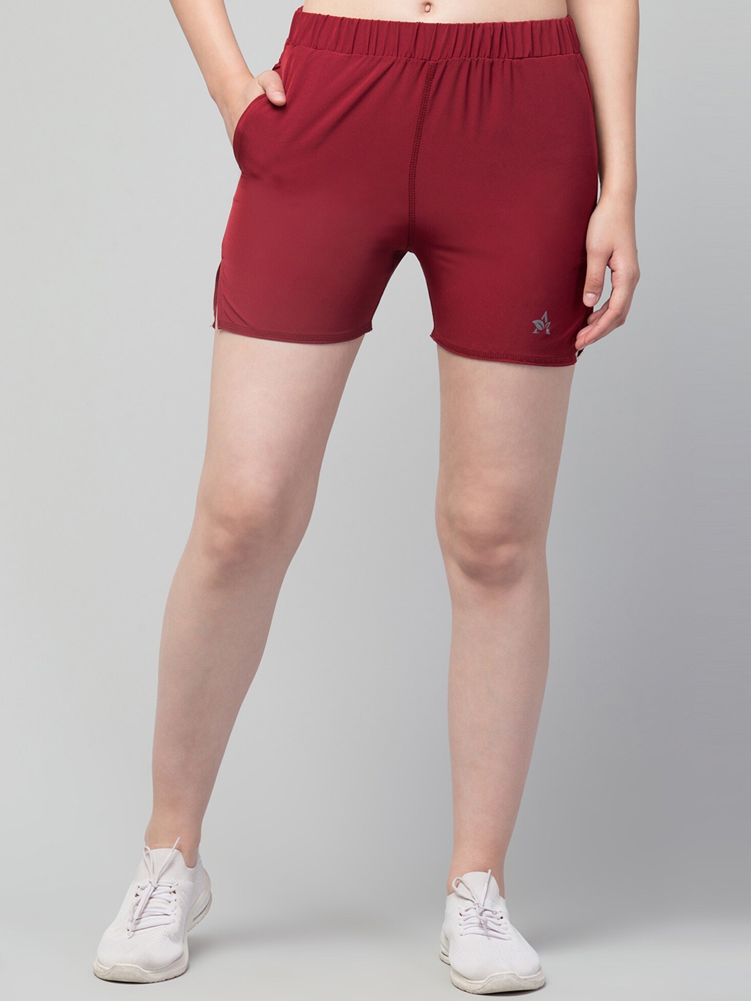 

Apraa & Parma Women E-Dry Sports Shorts, Maroon