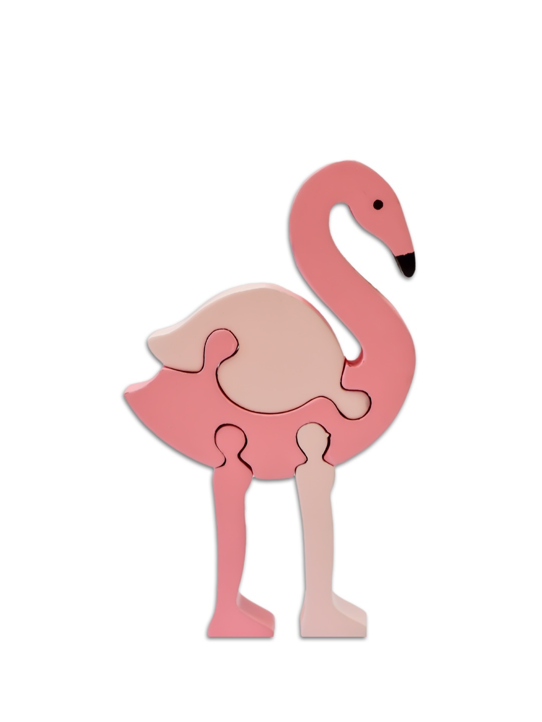 

ilearnngrow Unisex Kids Flamingo Animal Puzzle, Multi