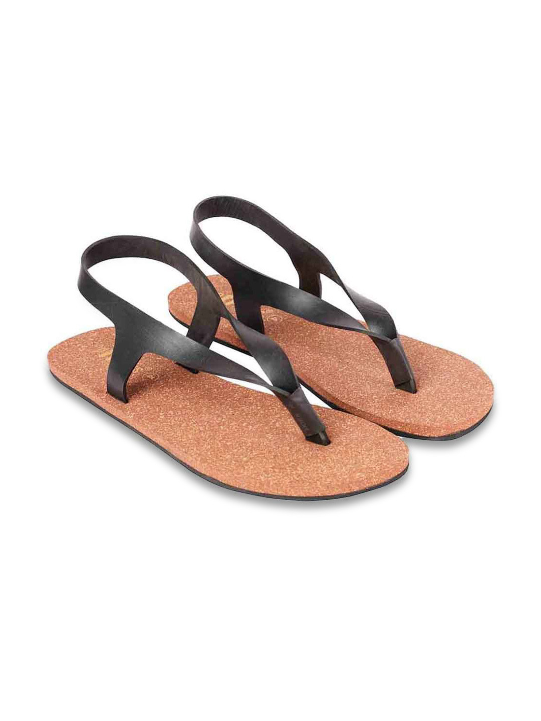 

Planet Paaduks Strappy Waterproof Cork Odour-Free Open Toe Flats, Brown