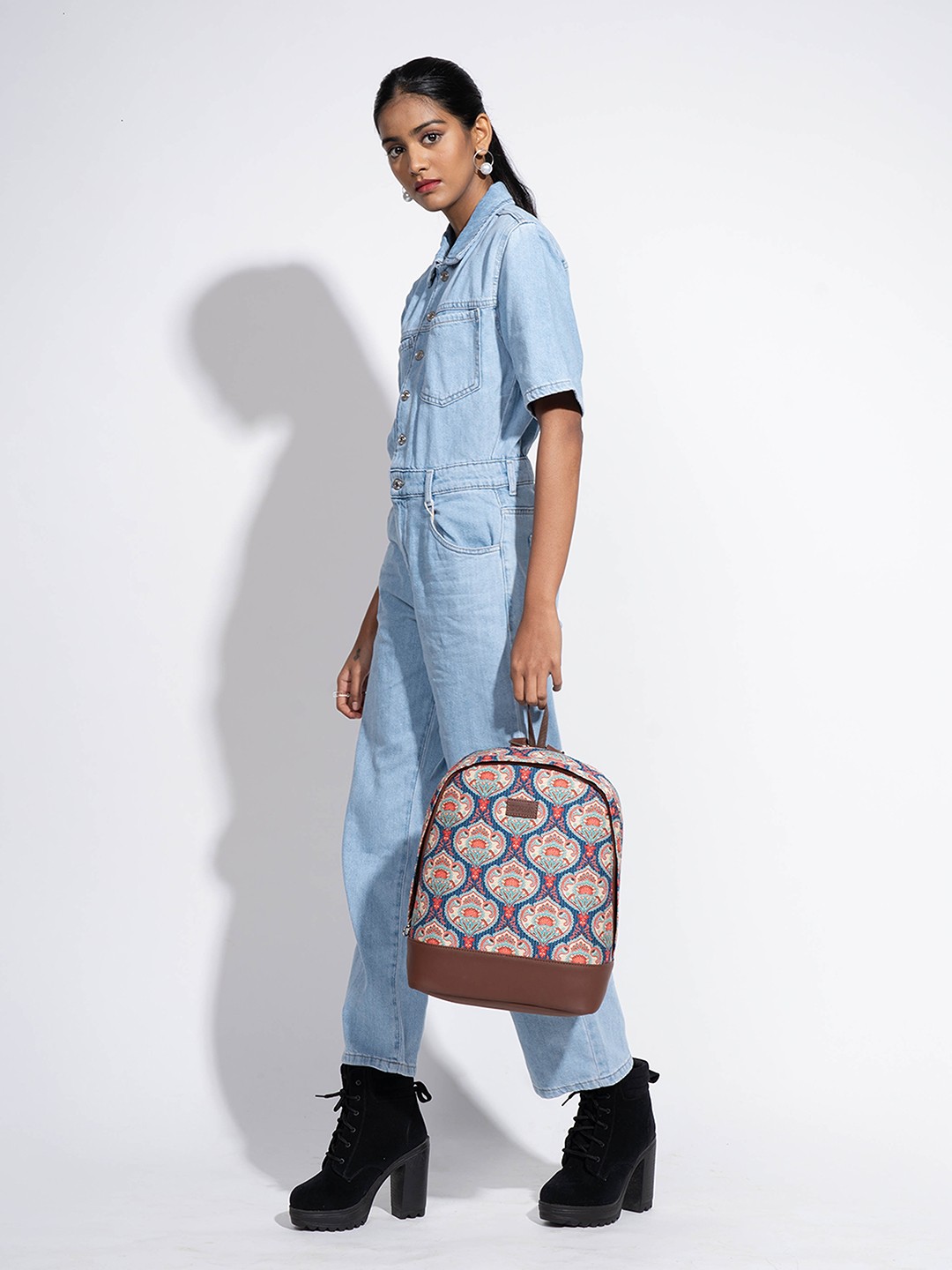 

ZOUK Graphic Printed Backpack, Blue
