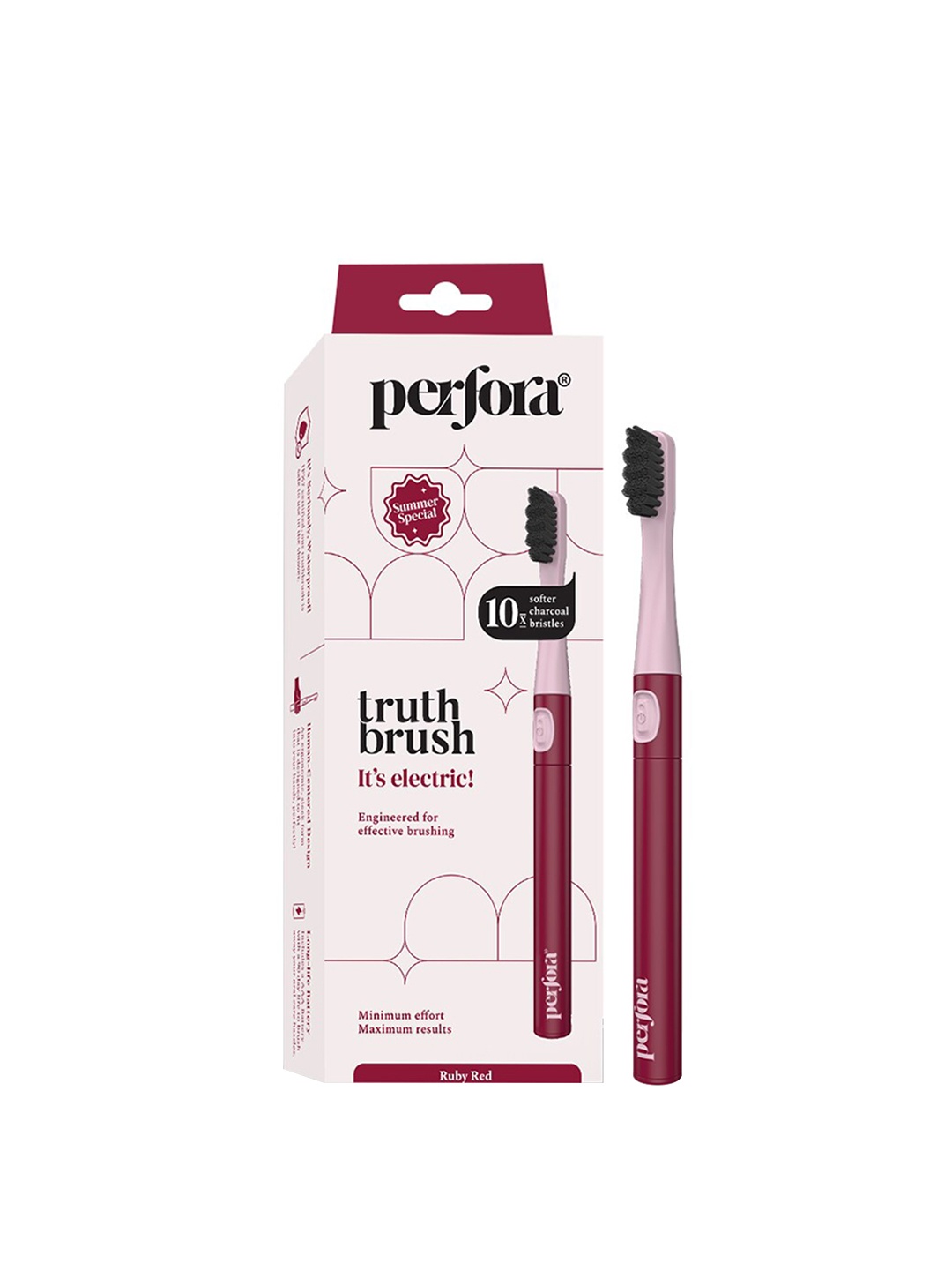 

Perfora Waterproof Electric Toothbrush - Ruby Red
