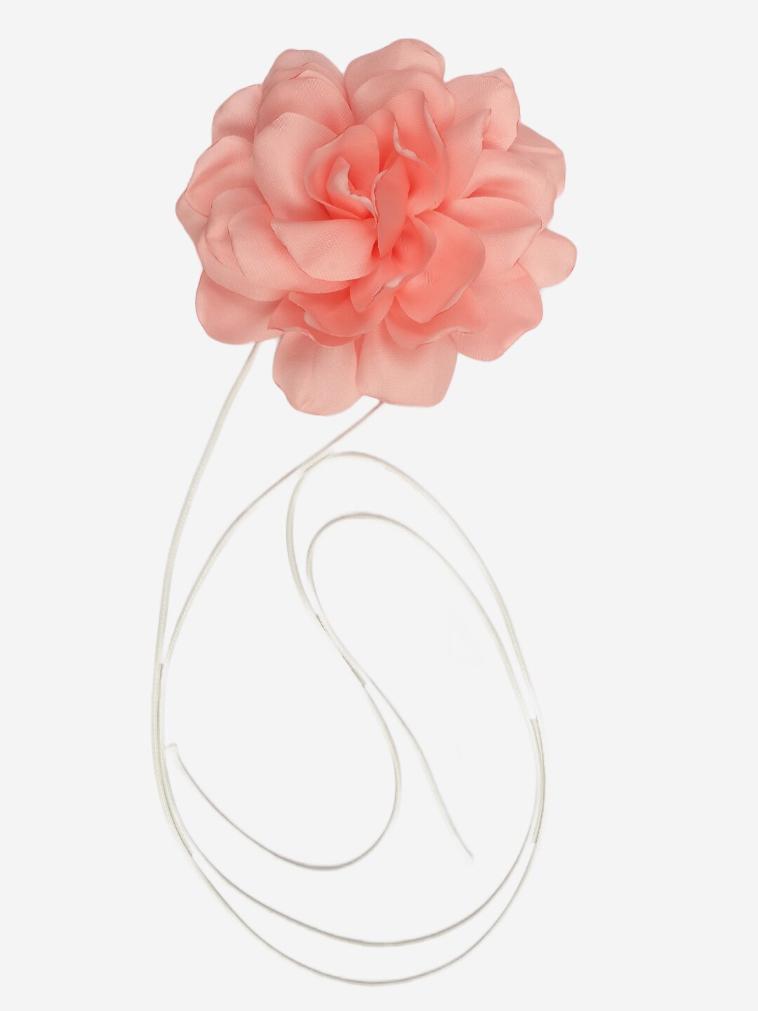 Beau Design Women Peach-Coloured Ponytail Holders