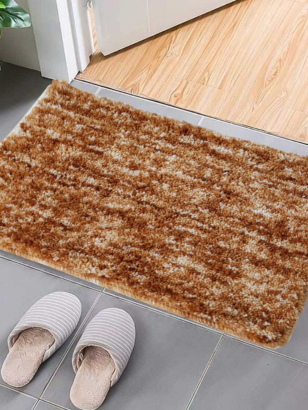 

CURIOUS LIFESTYLE Brown Anti-Slip Fade Resistant Doormat