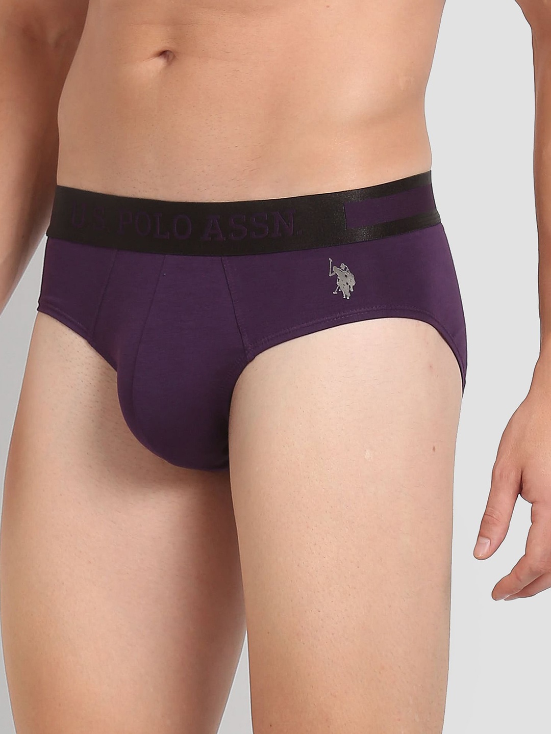 

U.S. Polo Assn. Basic Briefs PB001-U02-PL, Purple