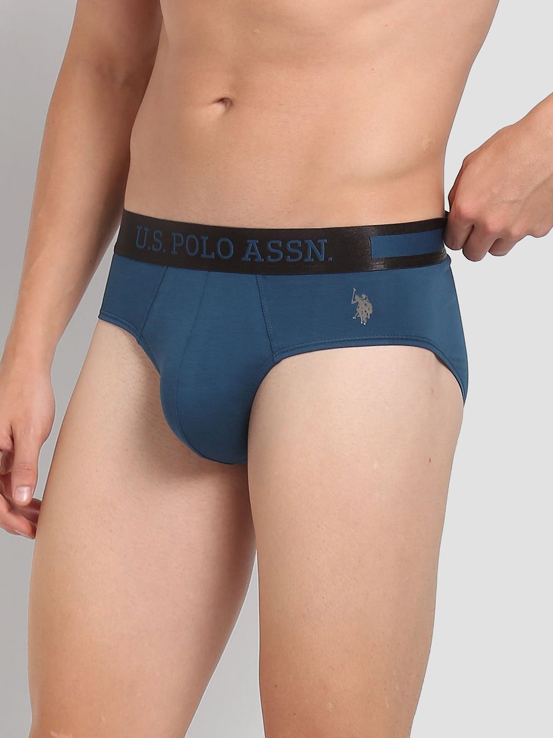 

U.S. Polo Assn. Men Basic Briefs PB001-B03-PL, Blue