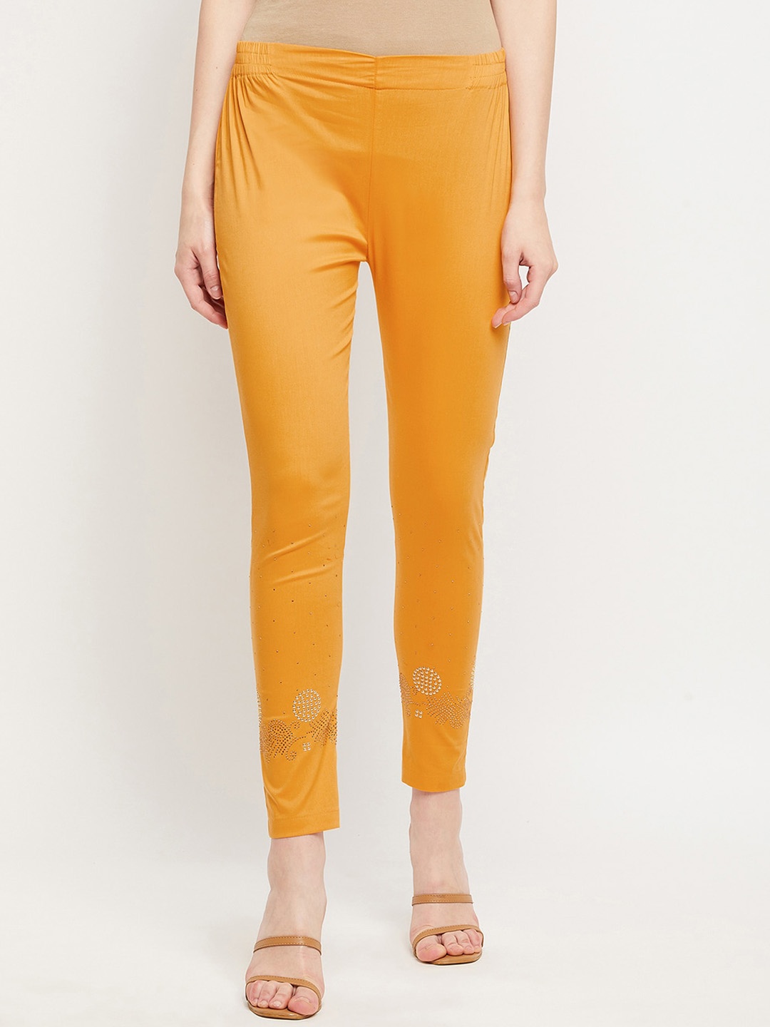 

Clora Creation Ankle-Length Leggings, Mustard