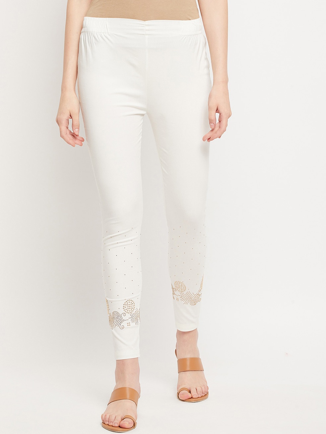 

Clora Creation Ankle-Length Leggings, White