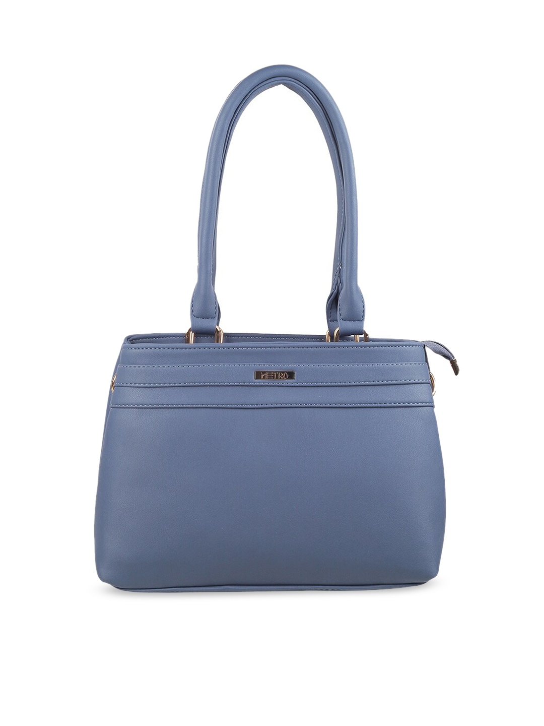 

Metro Structured Shoulder Bag, Blue