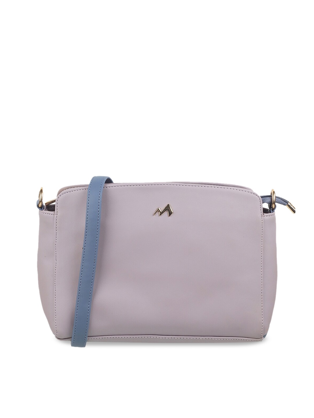 

Metro Textured Structured Sling Bag, Purple