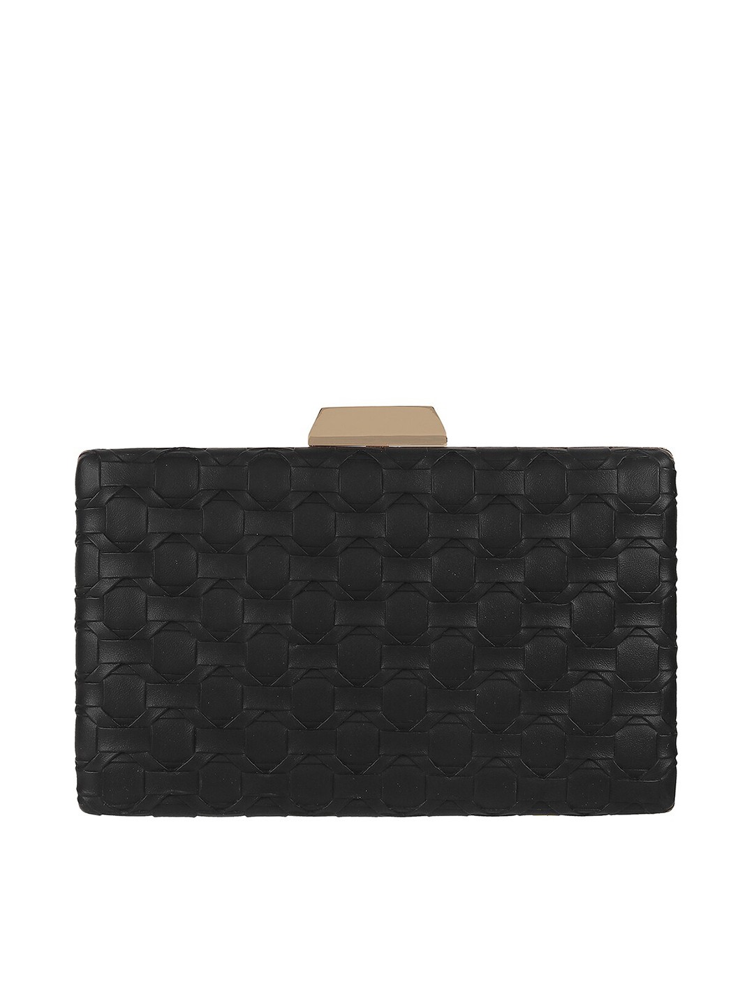 

Mochi Textured Purse Clutch, Black