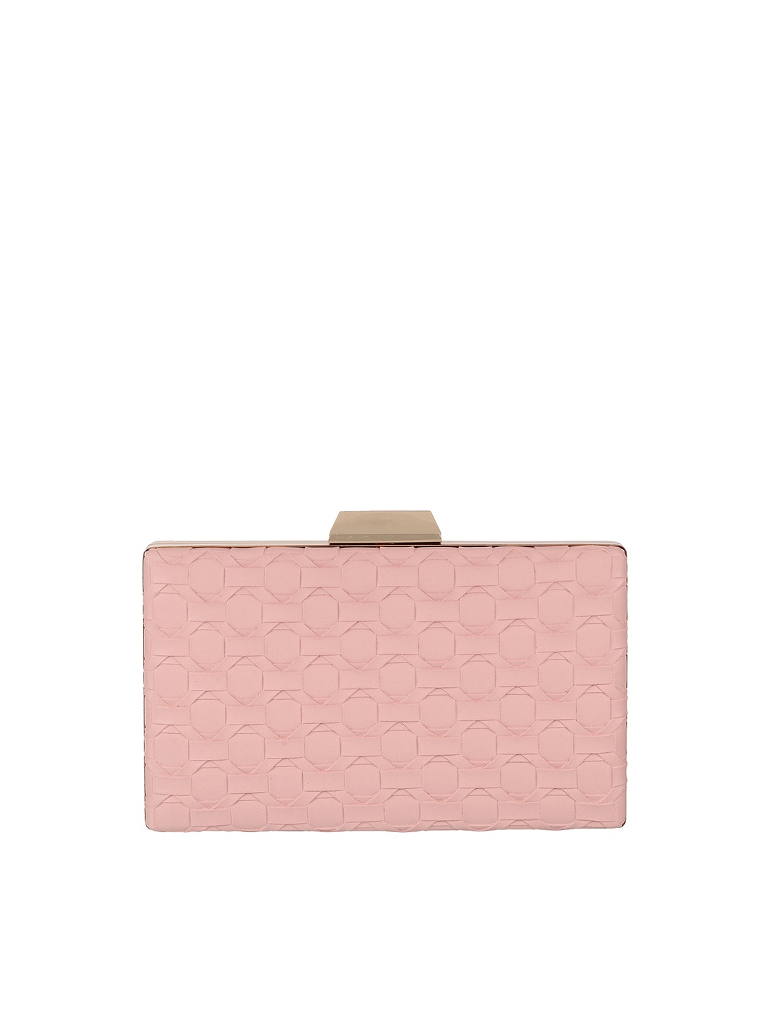 

Mochi Textured Box Clutch, Pink