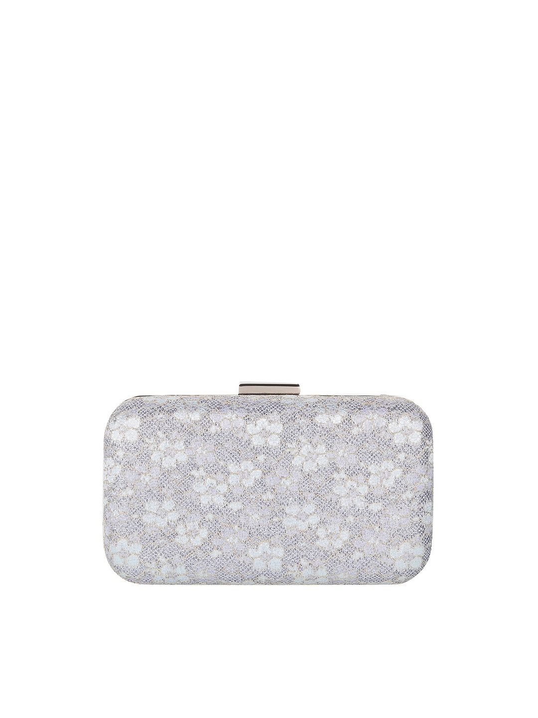 

Mochi Embellished Purse Clutch, Grey