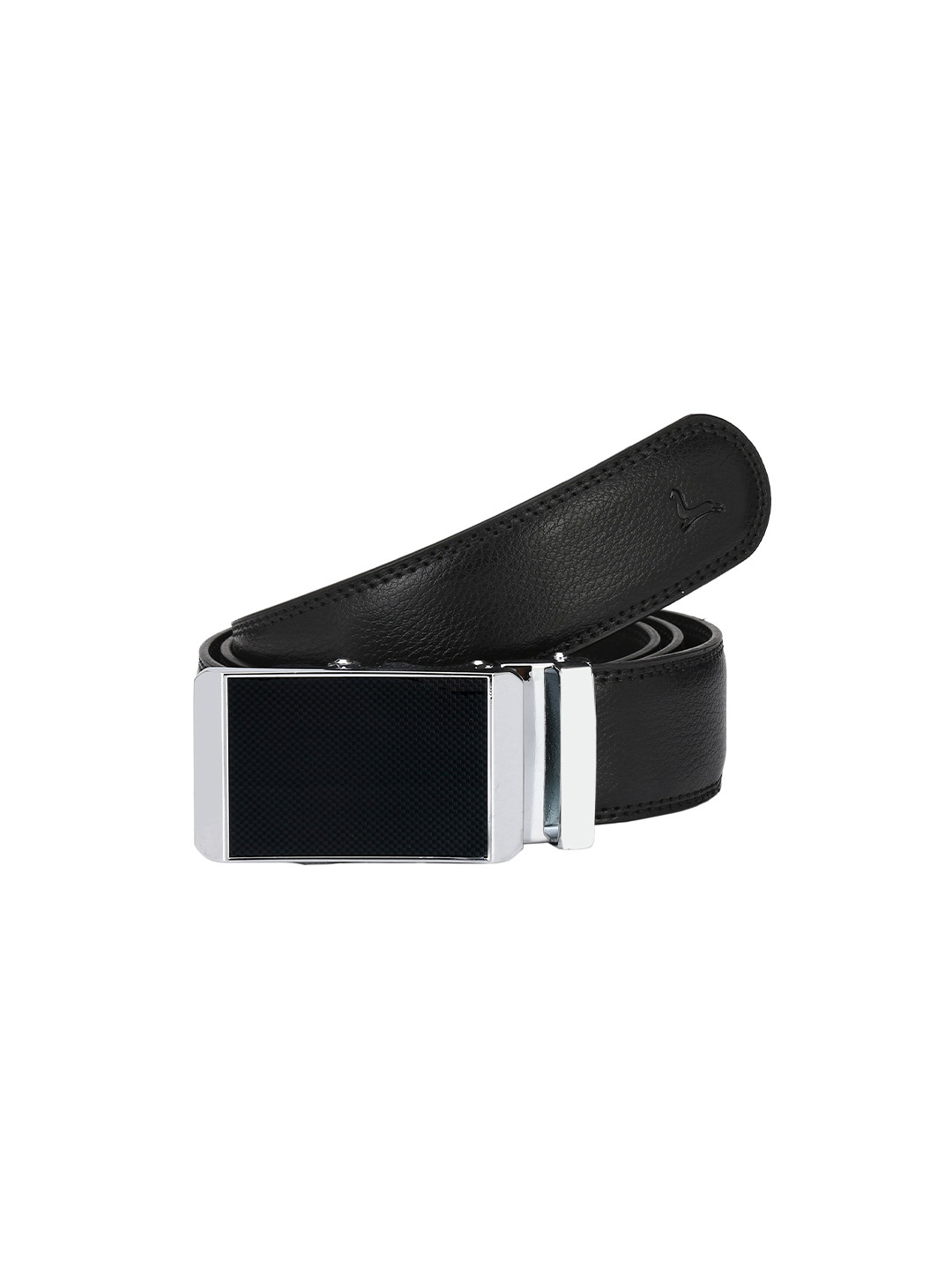 

Pacific Gold Men Leather Formal Belt, Black