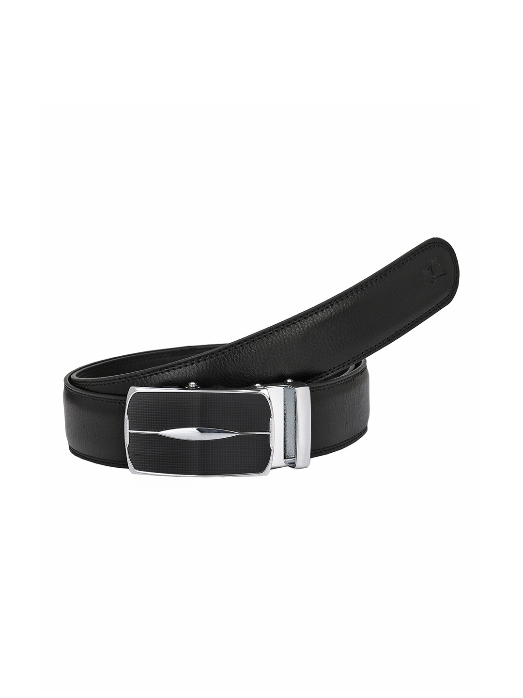

Pacific Gold Men Leather Formal Belt, Black