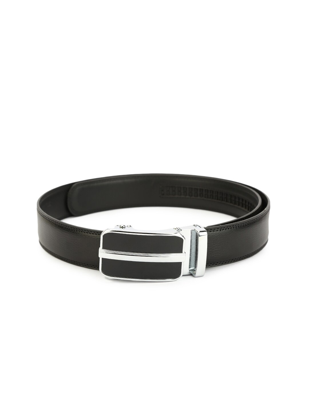 

Pacific Gold Men Leather Belt, Black
