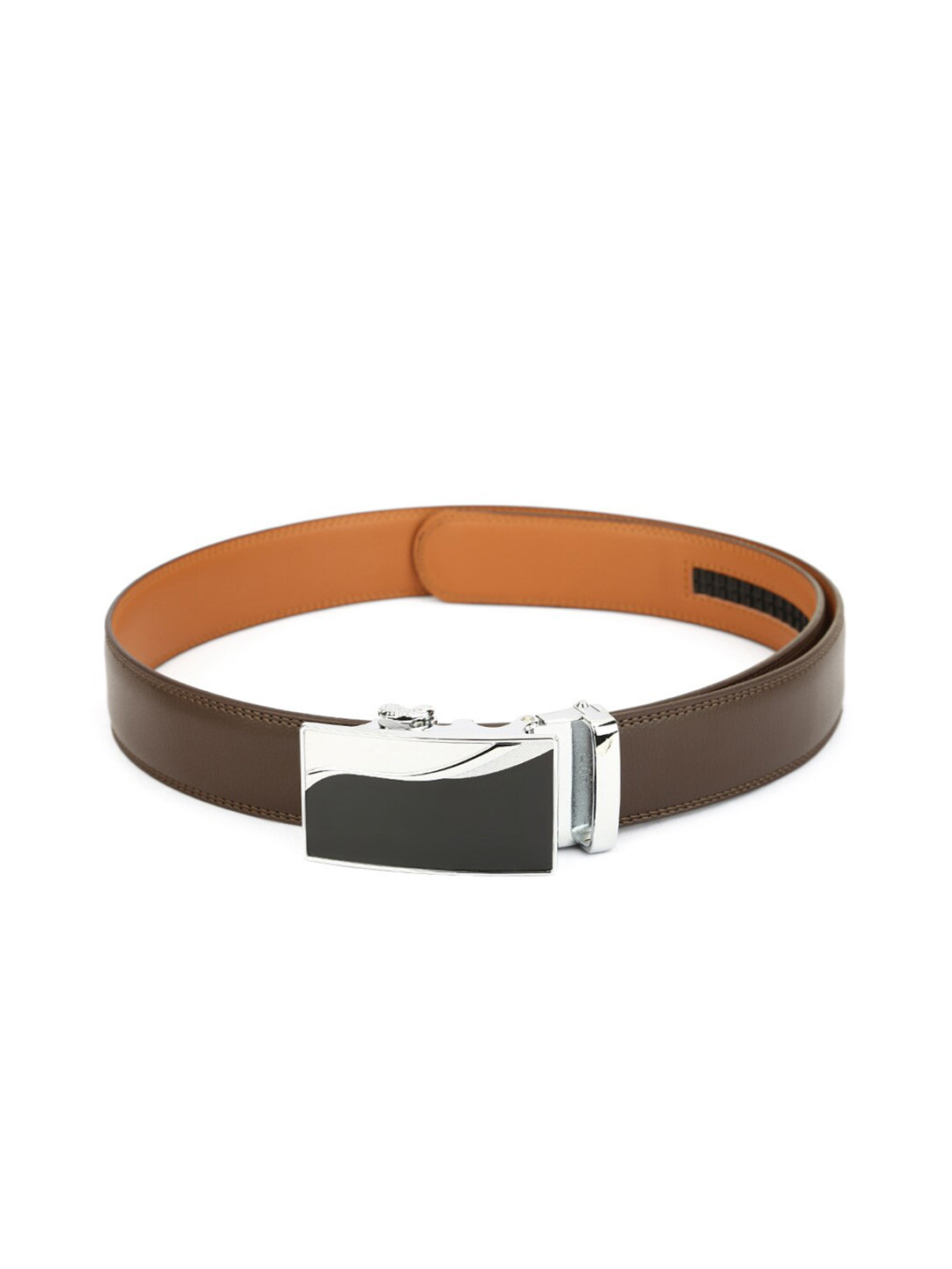 

Pacific Gold Men Leather Formal Belt, Brown