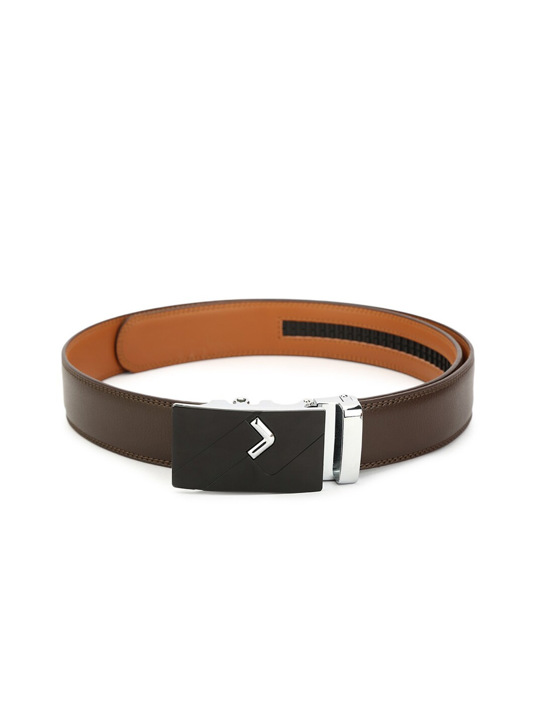 

Pacific Gold Men Leather Belt, Brown