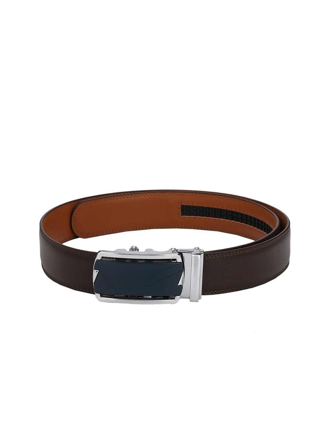 

Pacific Gold Men Leather Formal Belt, Brown