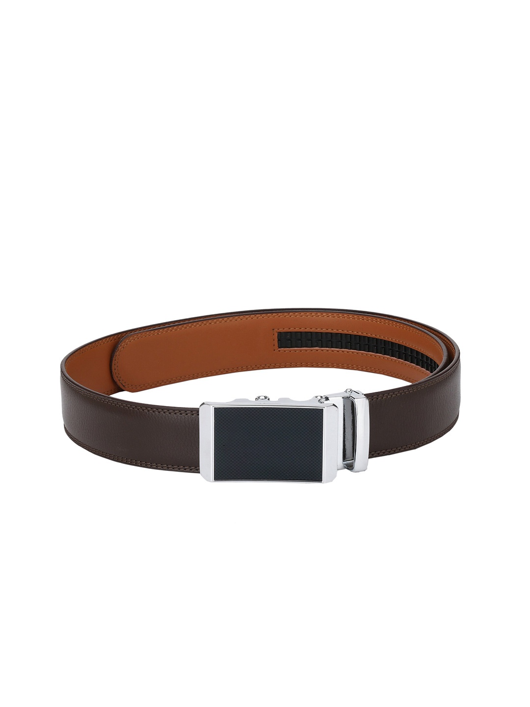 

Pacific Gold Men Leather Formal Belt, Brown