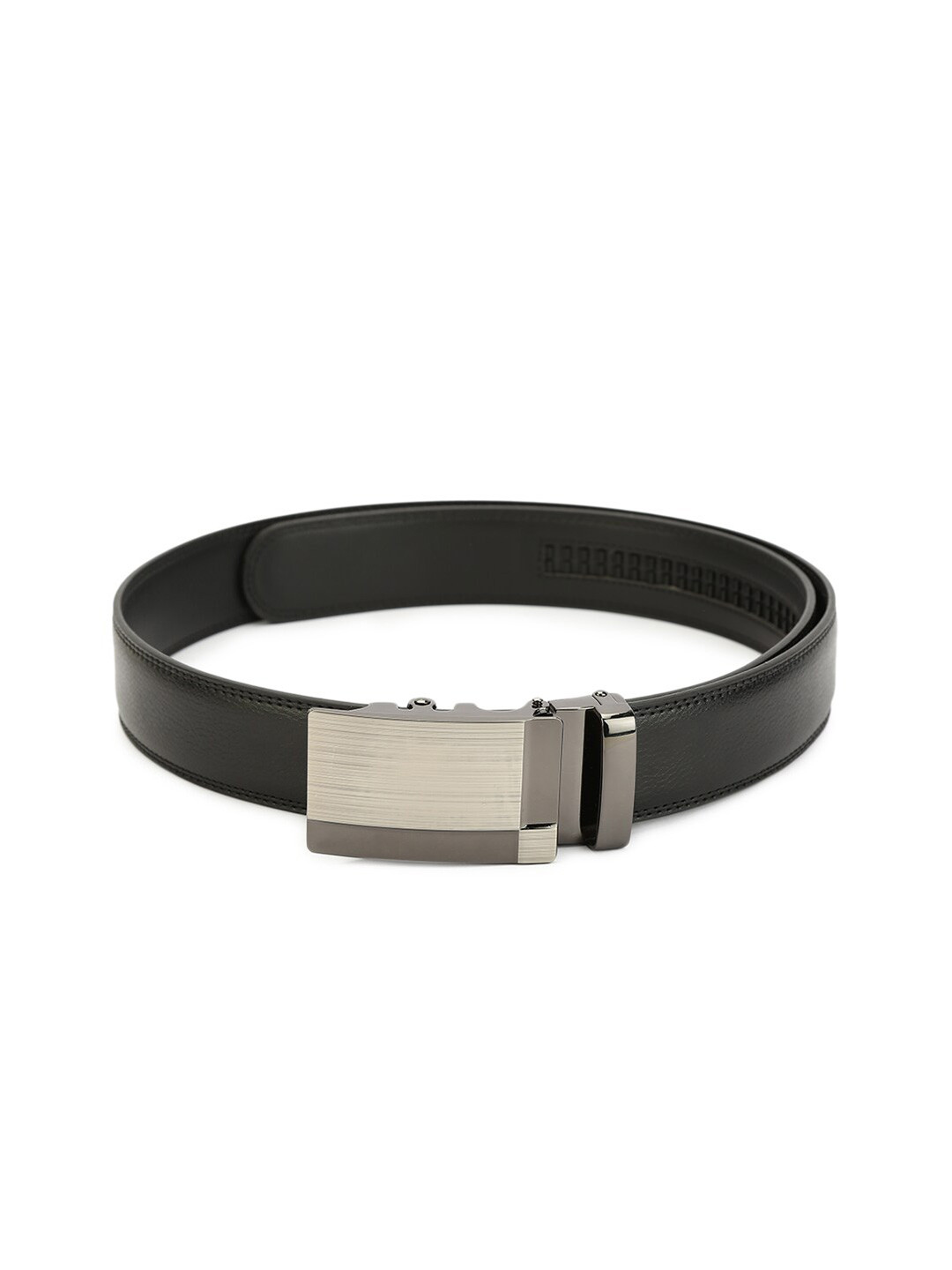 

Pacific Gold Men Leather Belt, Black