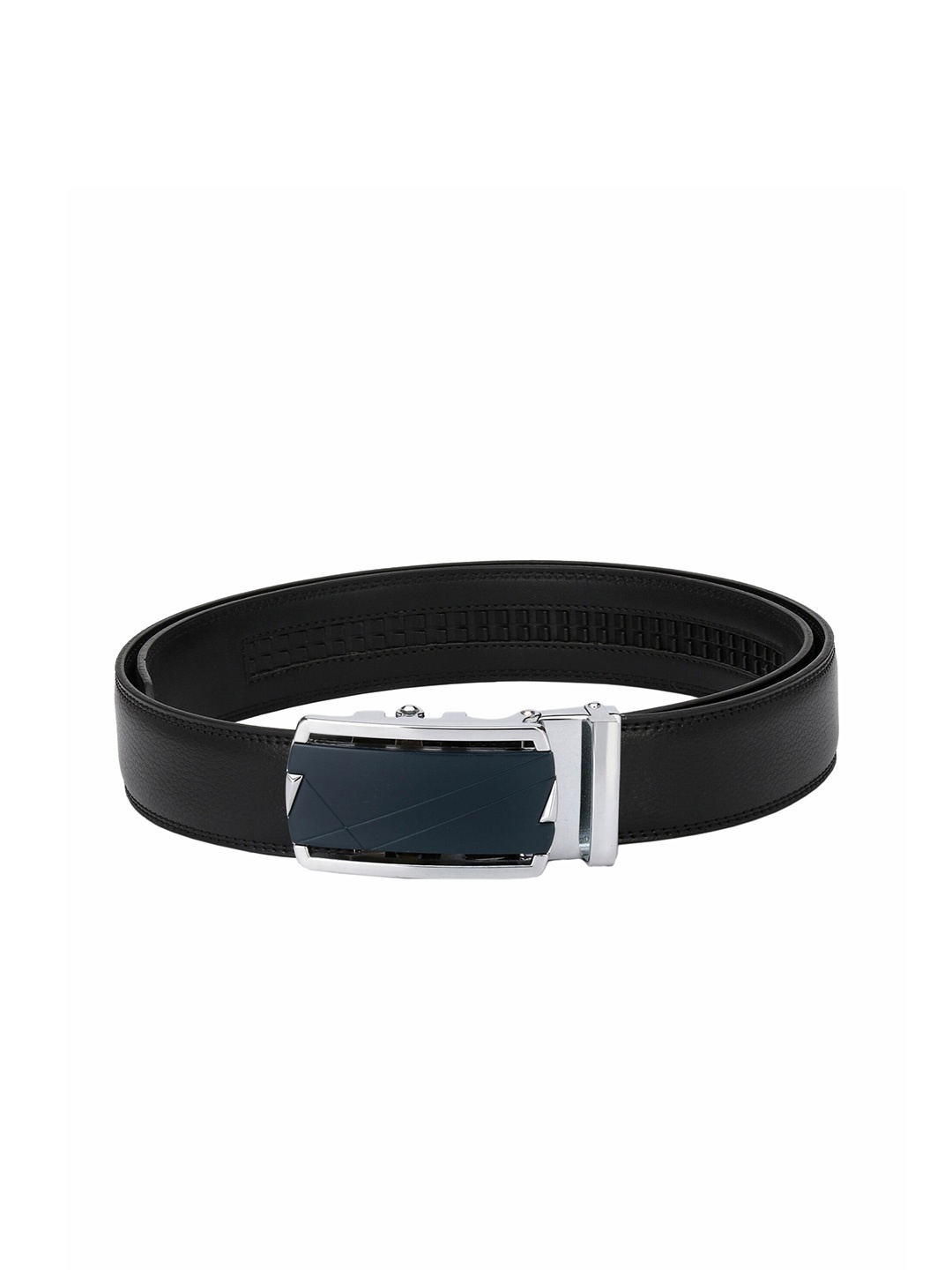 

Pacific Gold Men Leather Formal Belt, Black