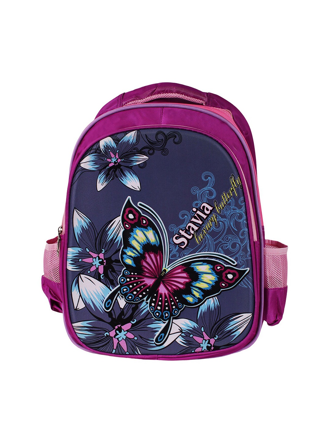 

DukieKooky Kids Graphic Printed Water Resistant Backpack, Purple