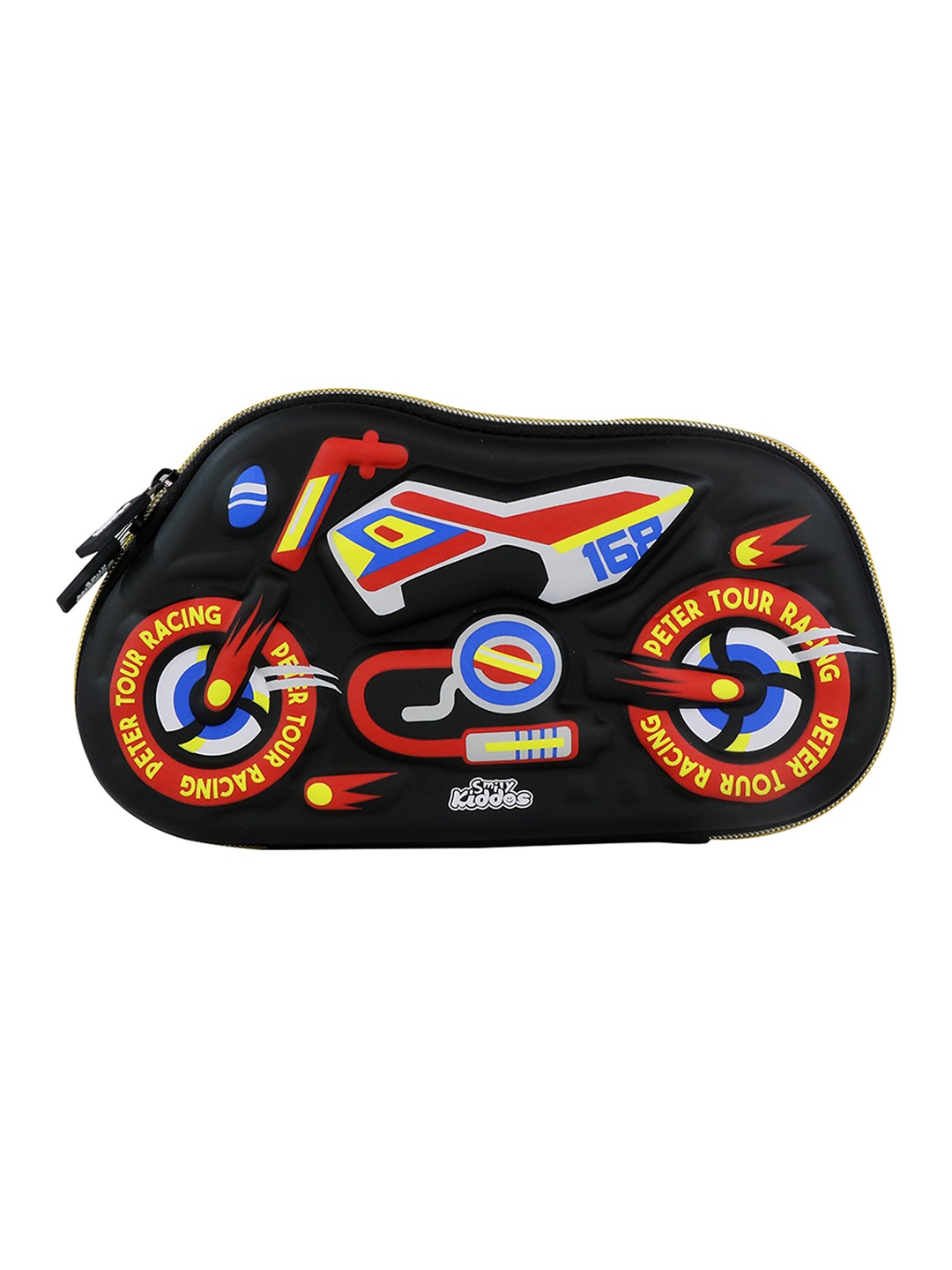 

Smily Kiddos Kids Bike Printed Eva Pencil Case, Black