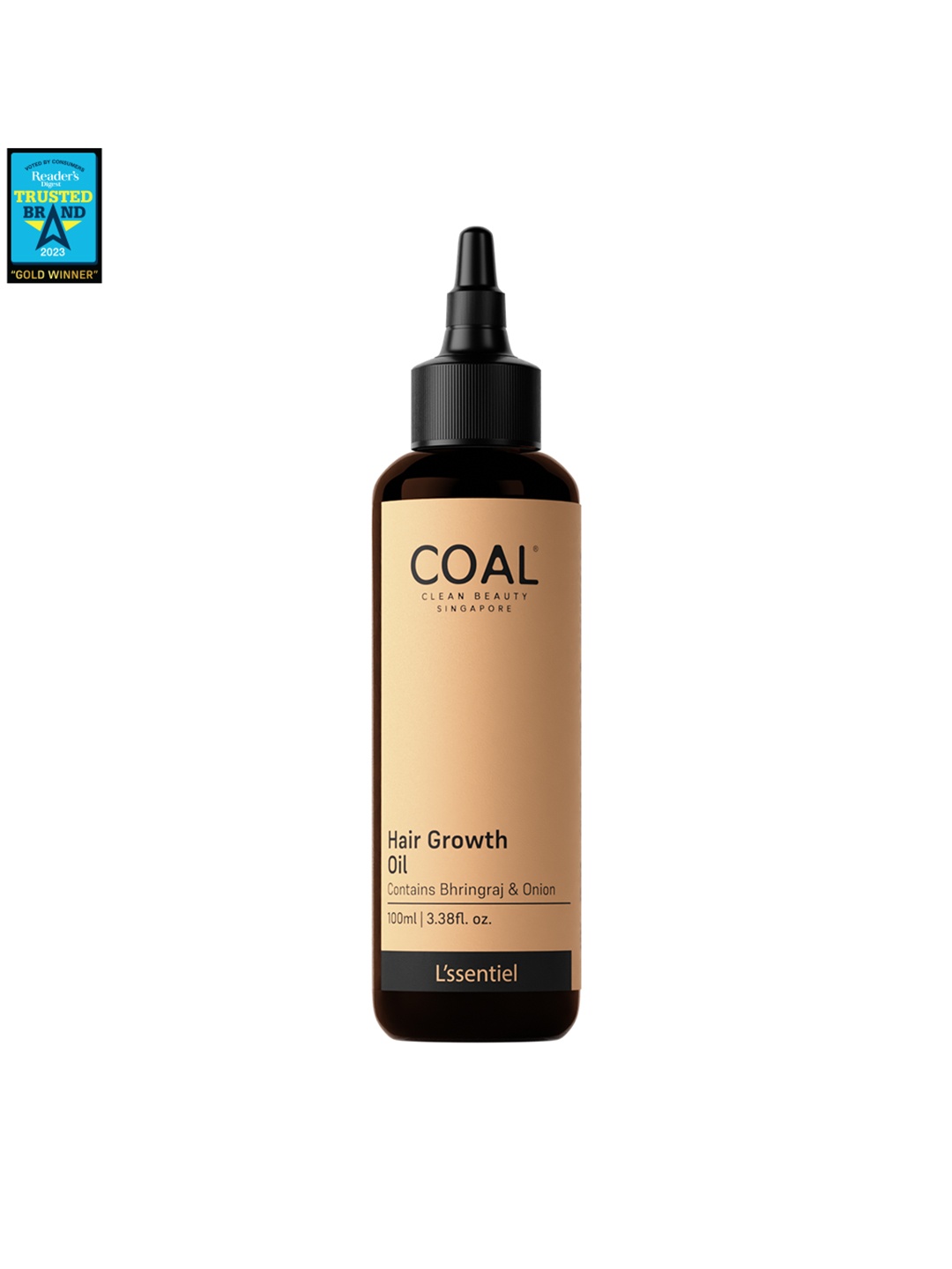 

COAL CLEAN BEAUTY Hair Growth Oil with Bhringraj & Onion - 100 ml, Beige