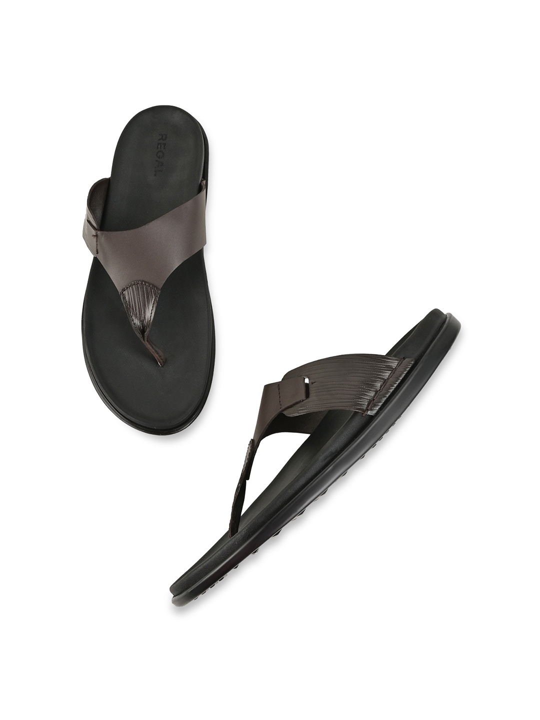 

Regal Men Leather Comfort Sandals, Brown