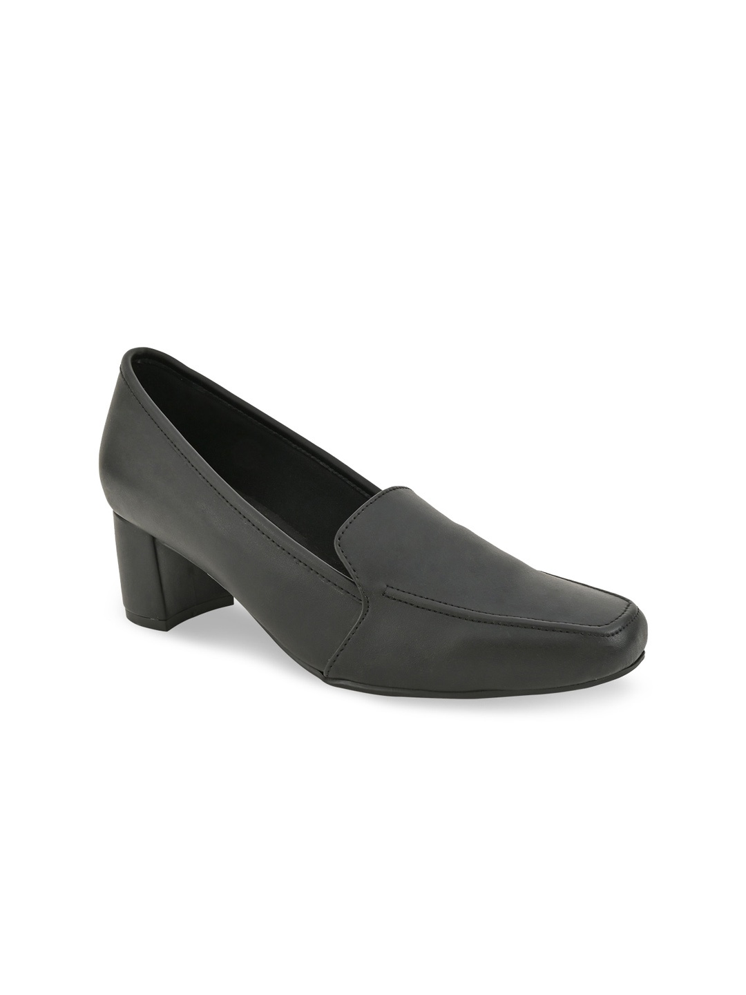 

Rocia Square Toe Block Heel Pumps, Black