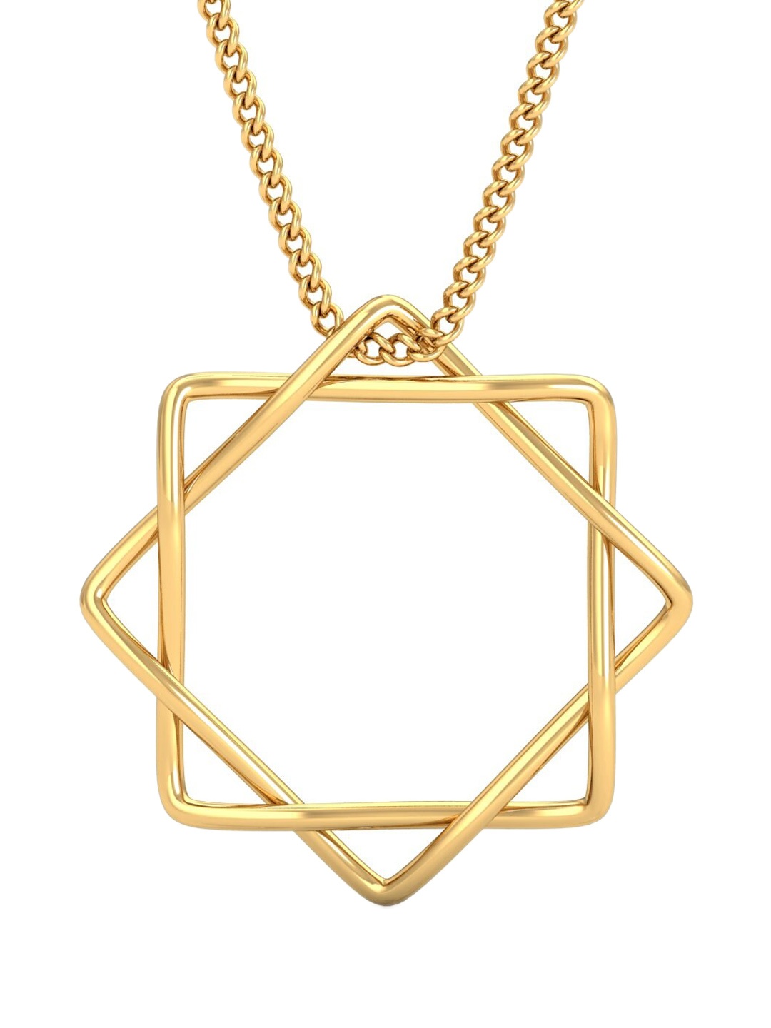 

KUBERBOX Celtic Star 18KT Gold Pendant-4.25gm