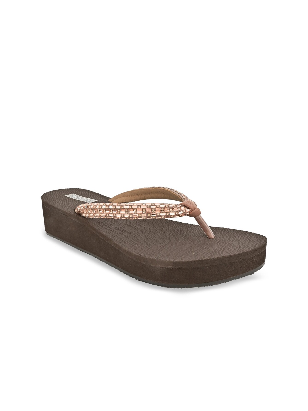 

Rocia Women Embellished Casual Wedges, Brown