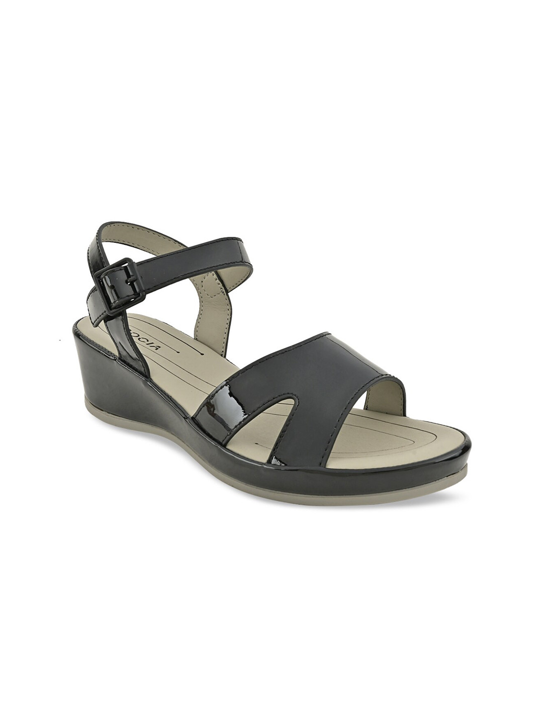 

Rocia Solid Wedge Heels, Black