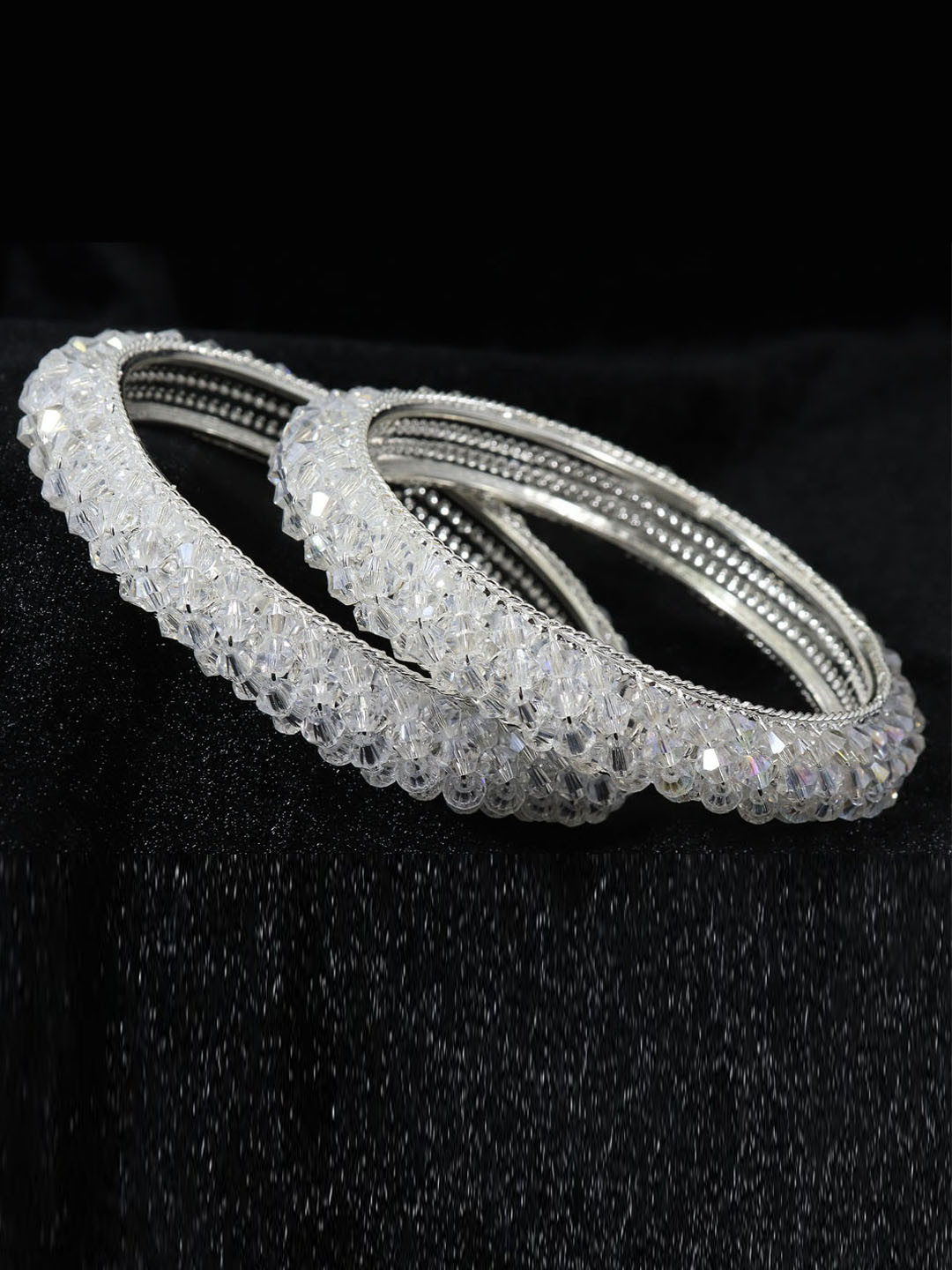 

NMII Set of 2 Silver-Plated Bangles