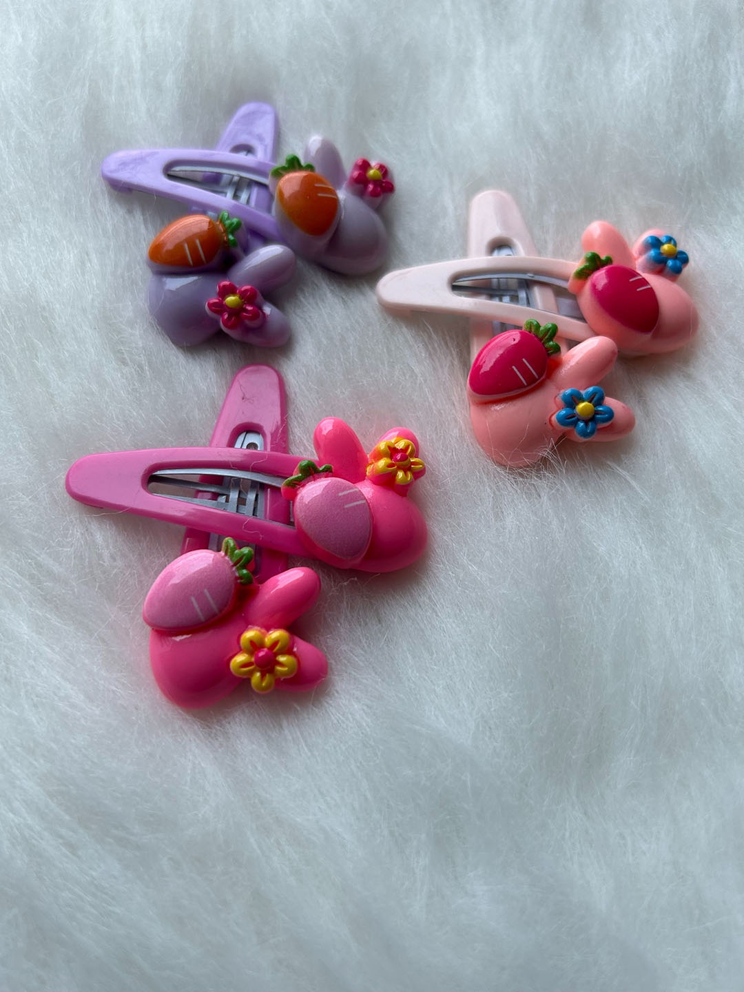 

LYTIX Girls Set of 6 Tic Tac Hair Clips, Purple