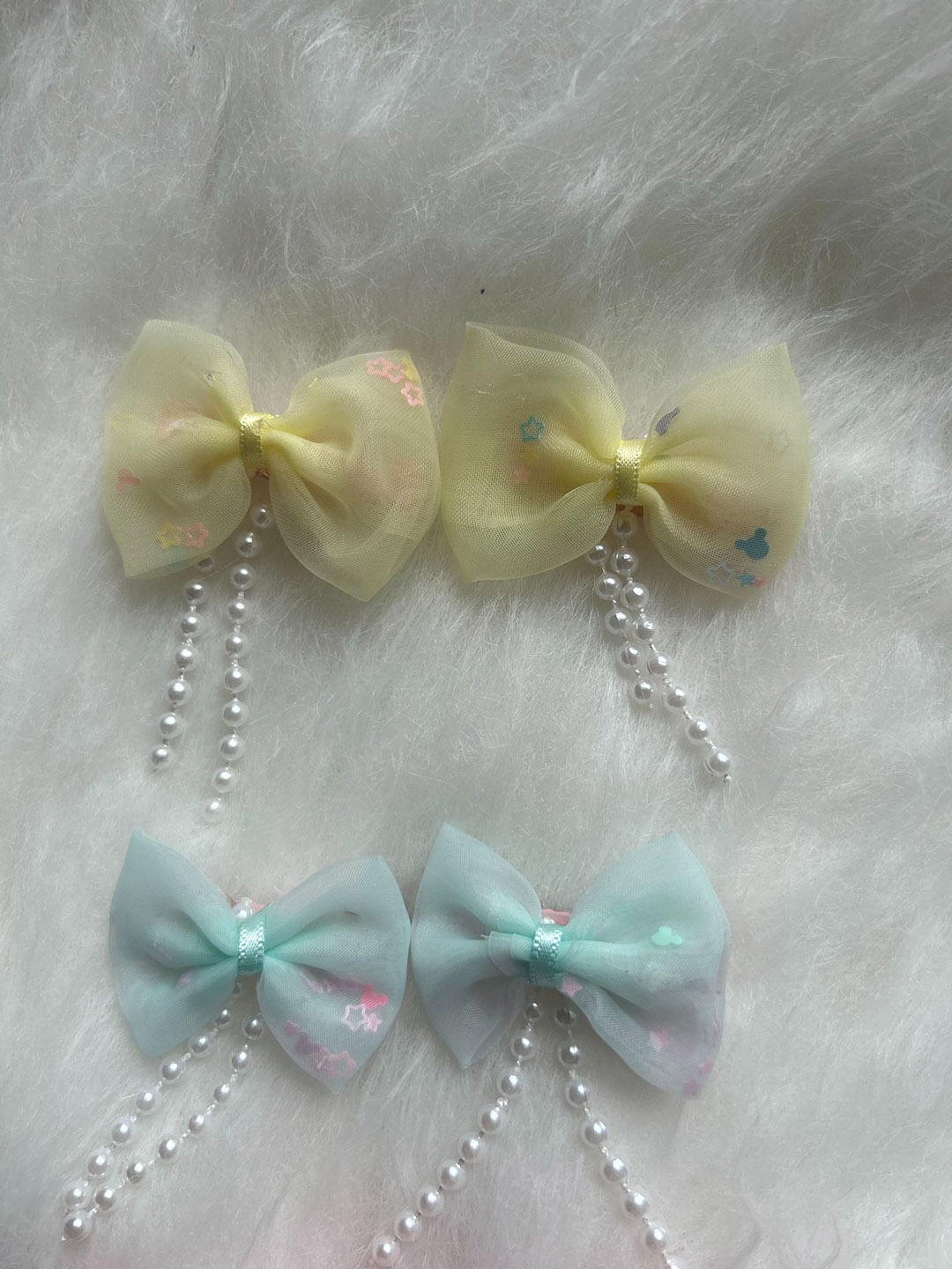 

LYTIX Girls Set of 4 Assorted Bow-Shaped Alligator Hair Clip
