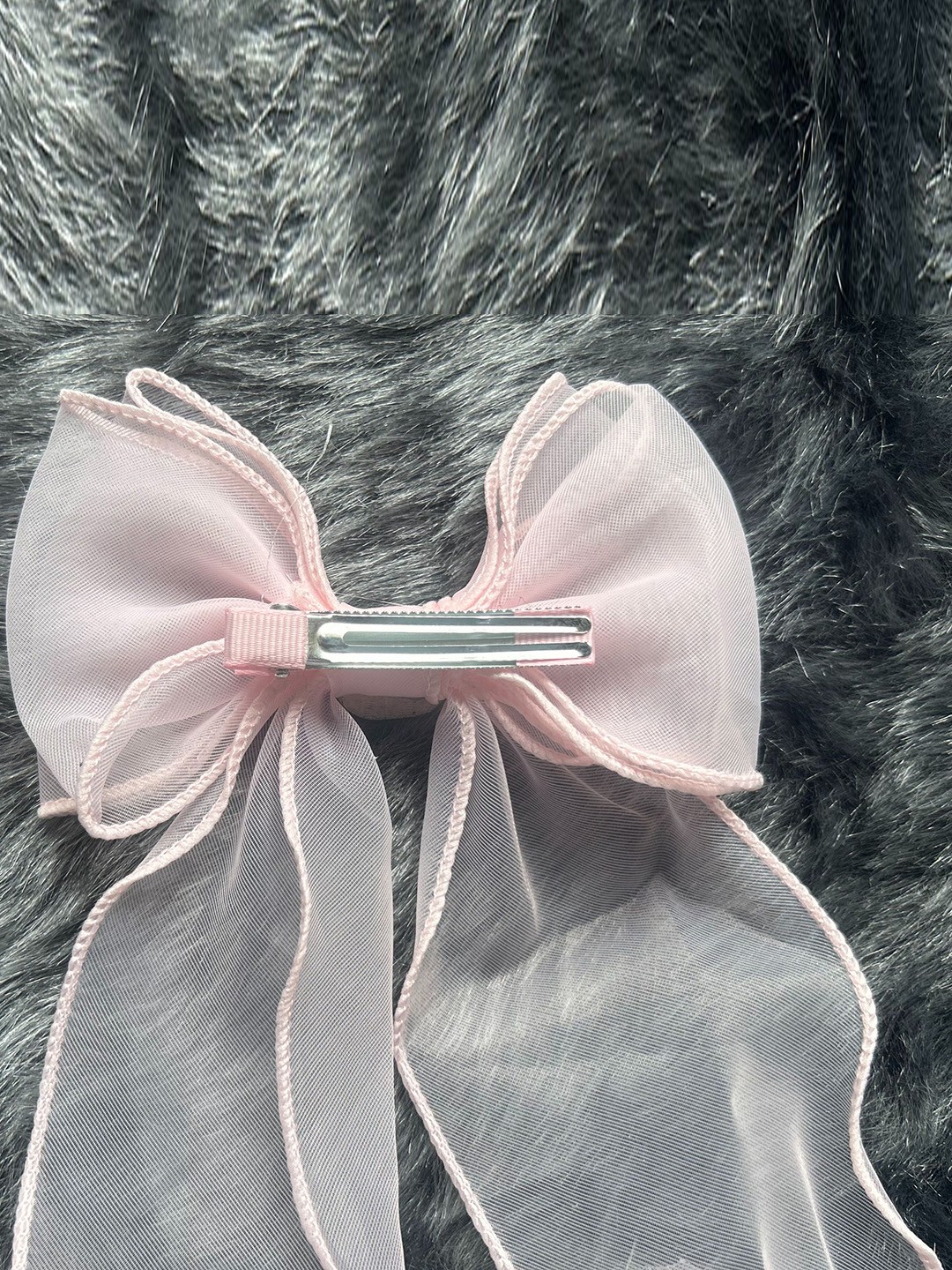 

LYTIX Stylish Bow Detail Hair Clip, Pink