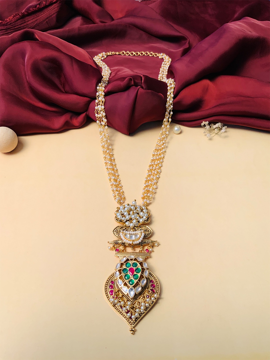 

ABDESIGNS Brass Gold-Plated Necklace