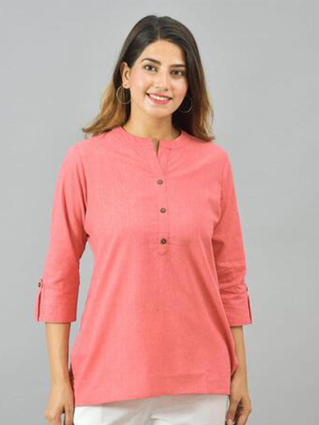 

HERE&NOW Pink Cotton Top