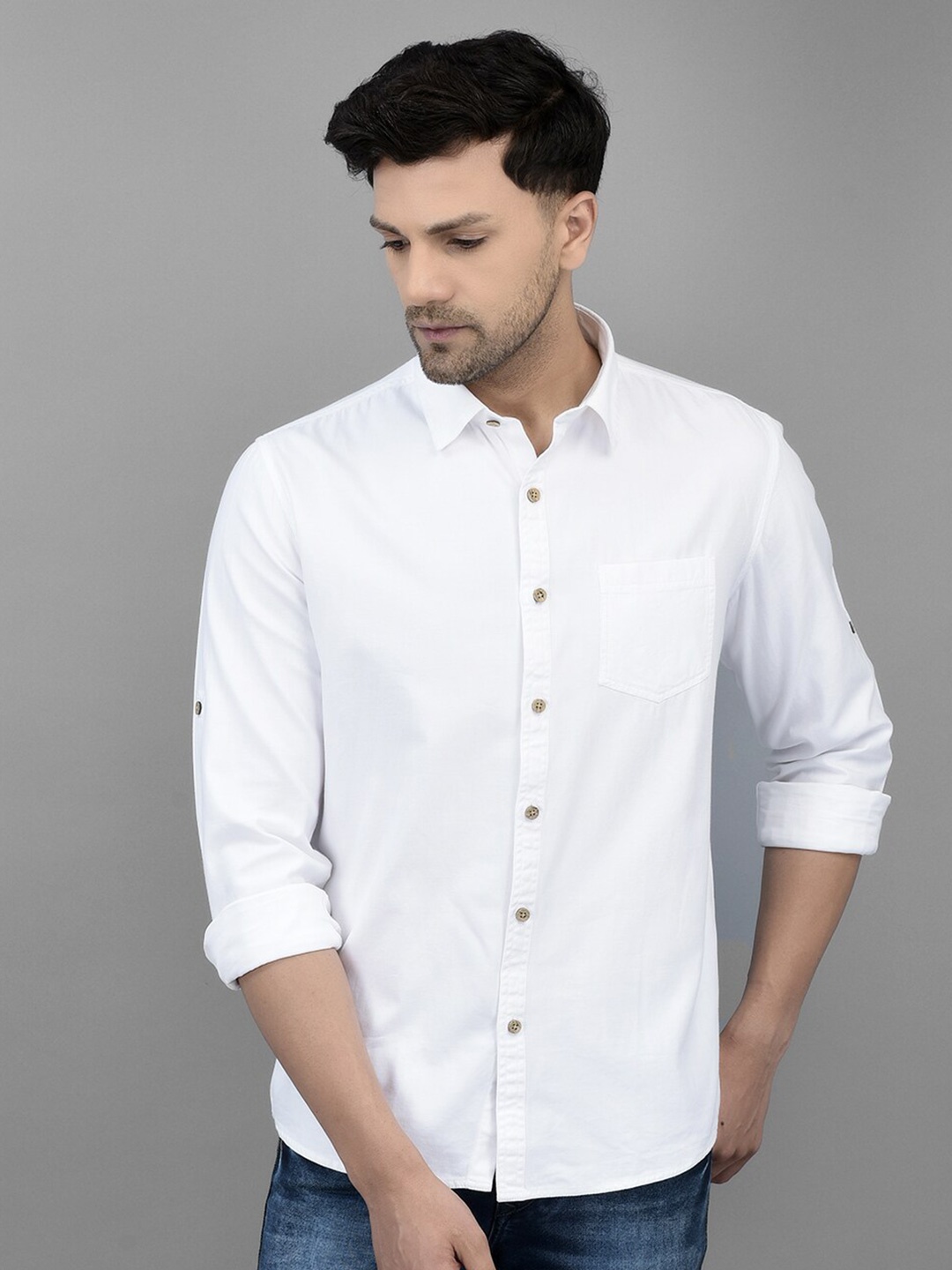 

Canary London Smart Slim Fit Casual Shirt, White