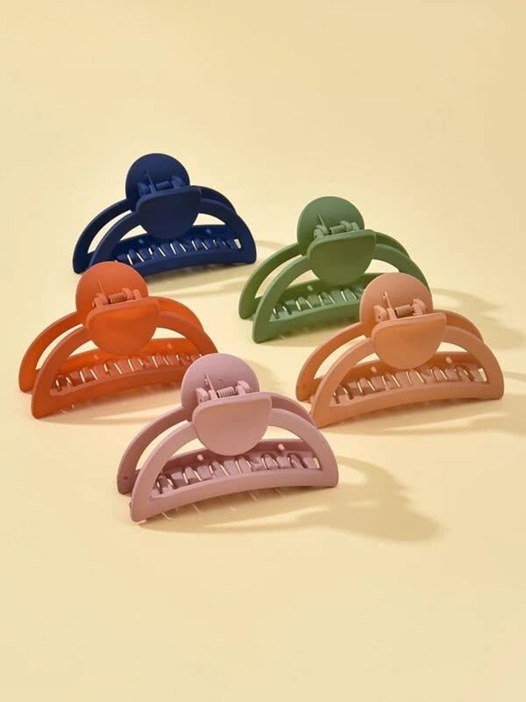 

CHRONEX Set of 5 Claw Clip, Orange