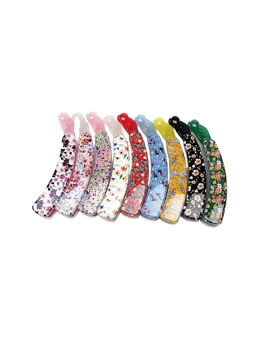 

CHRONEX Set of 9 Banana Clips, Yellow