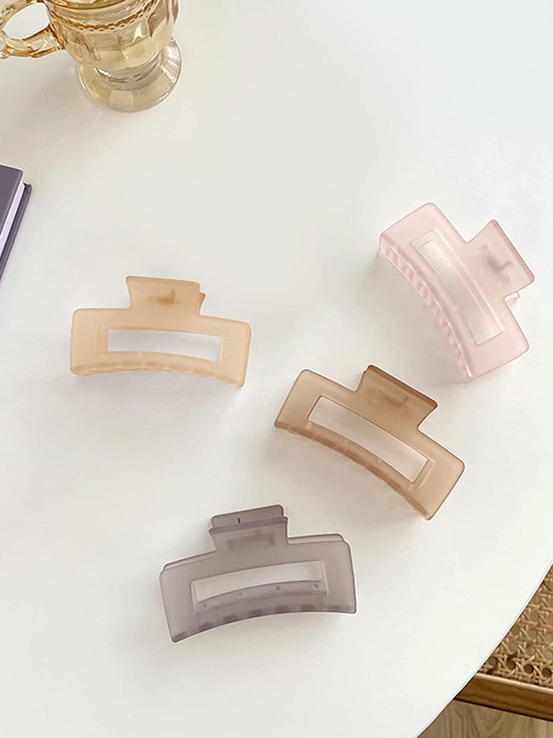 

CHRONEX Set of 4 Claw Clip, Pink