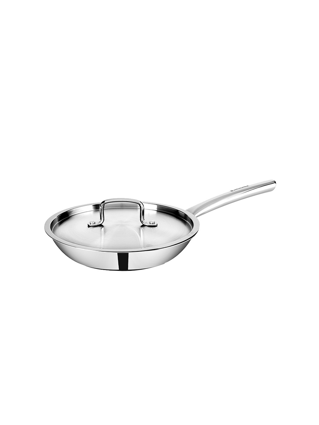 

Bergner Tripro TriPly Stainless Steel Induction Bottom 22 cm (2 L) Sautepan/Deep Frypan, Silver